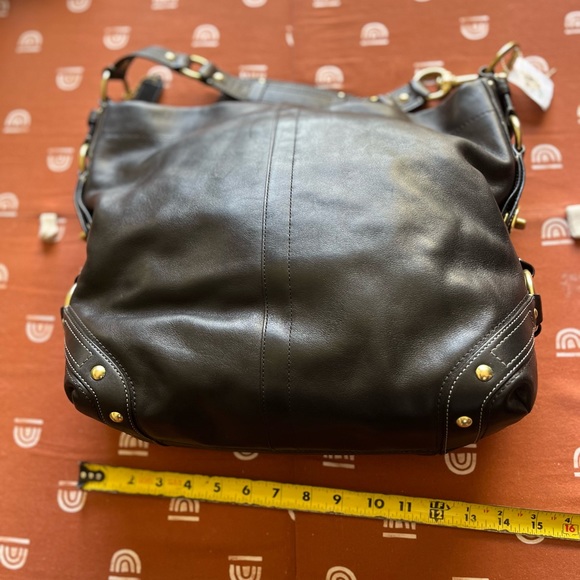 NWT Coach Black Leather Shoulder Bag - Picture 8 of 17